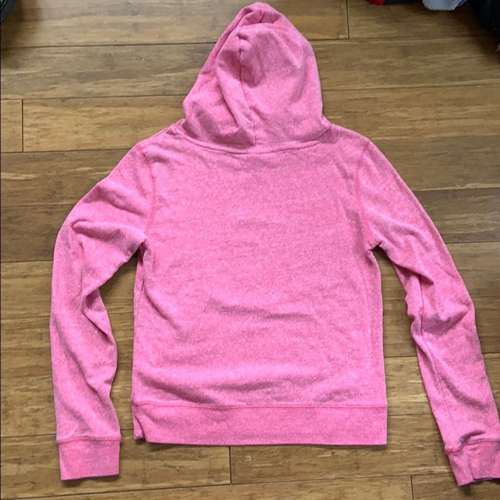 ☀️ 3/$36 or 2/$30 DISNEY Minnie Mouse Heathered Pink Hoodie sz Small - Picture 2 of 2